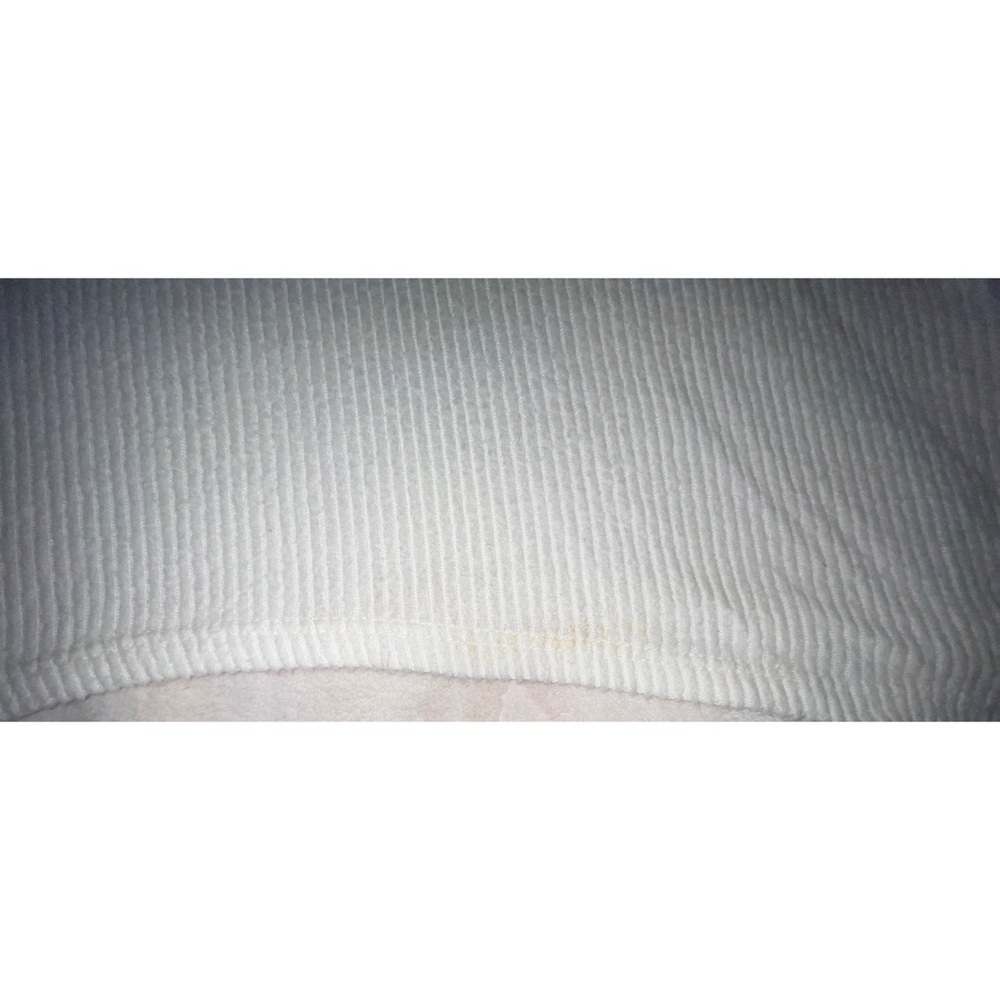 White Ribbed Long Sleeve - Picture 3 of 5